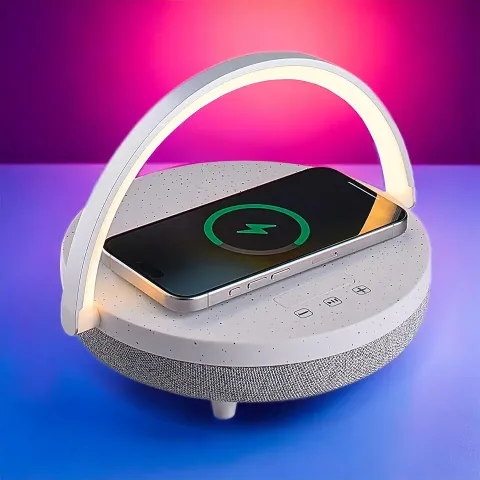 Bedside Lamp with Wireless Charger