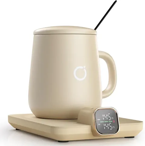 Heated Coffee Mug Warmer & Mug Set