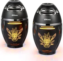  Outdoor Bluetooth Speakers with Tiki Torch Lights