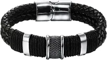  Woven Leather Bracelet for Men
